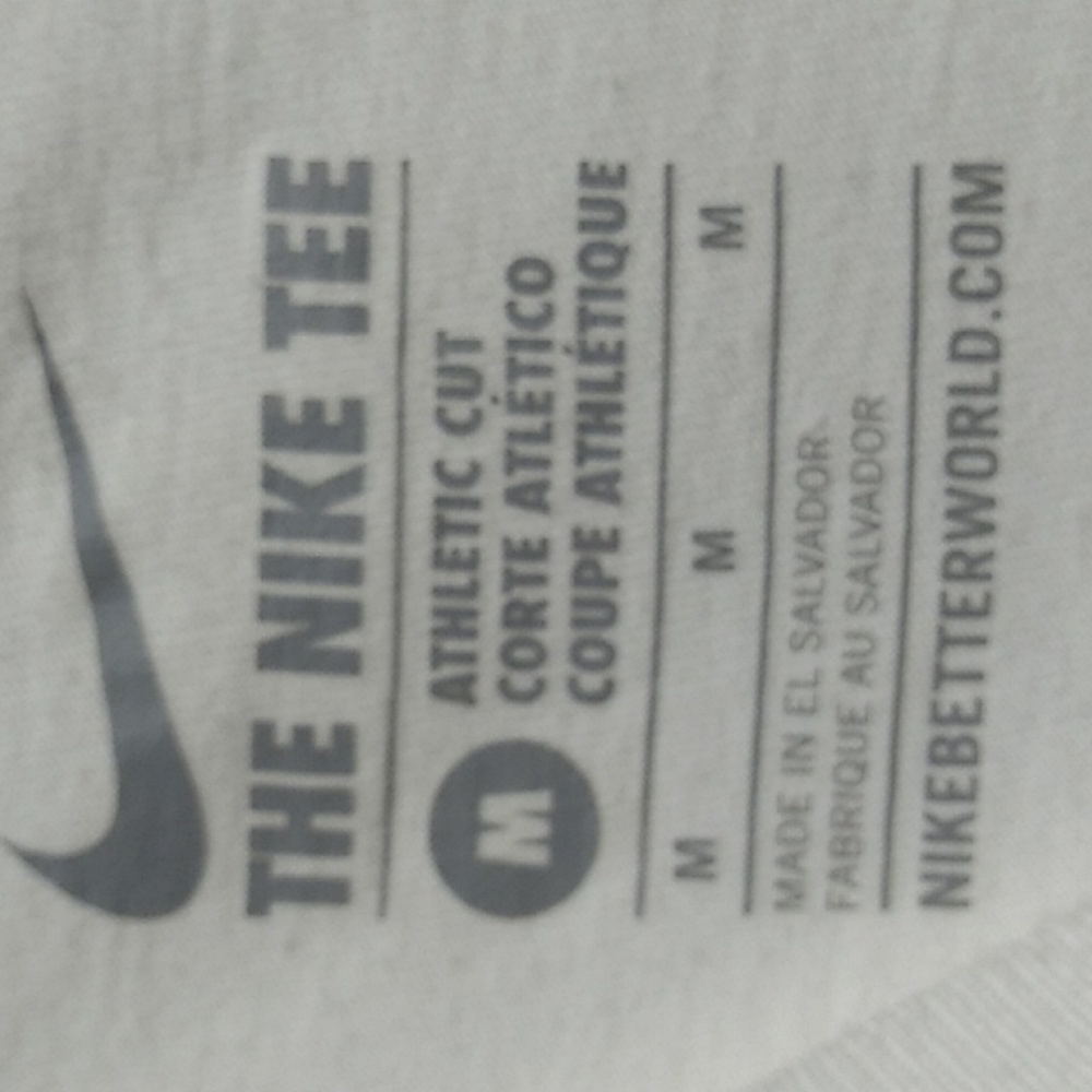 (BX50) SALE! Nike Just Do It T-Shirt Sz.M Some Discoloration Form Use - Picture 3 of 7